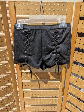 Bear Dance Lace Up Front Shorts Sz M